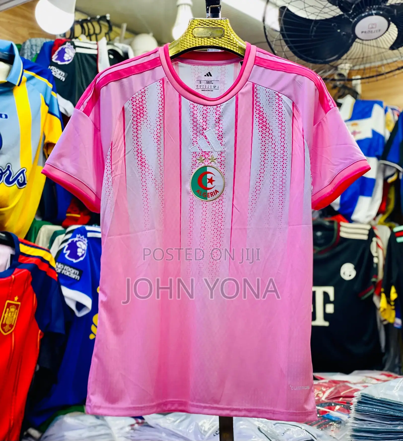 Algeria 2026/2027 "Karakou Edition" Special Pink Soccer Jersey.