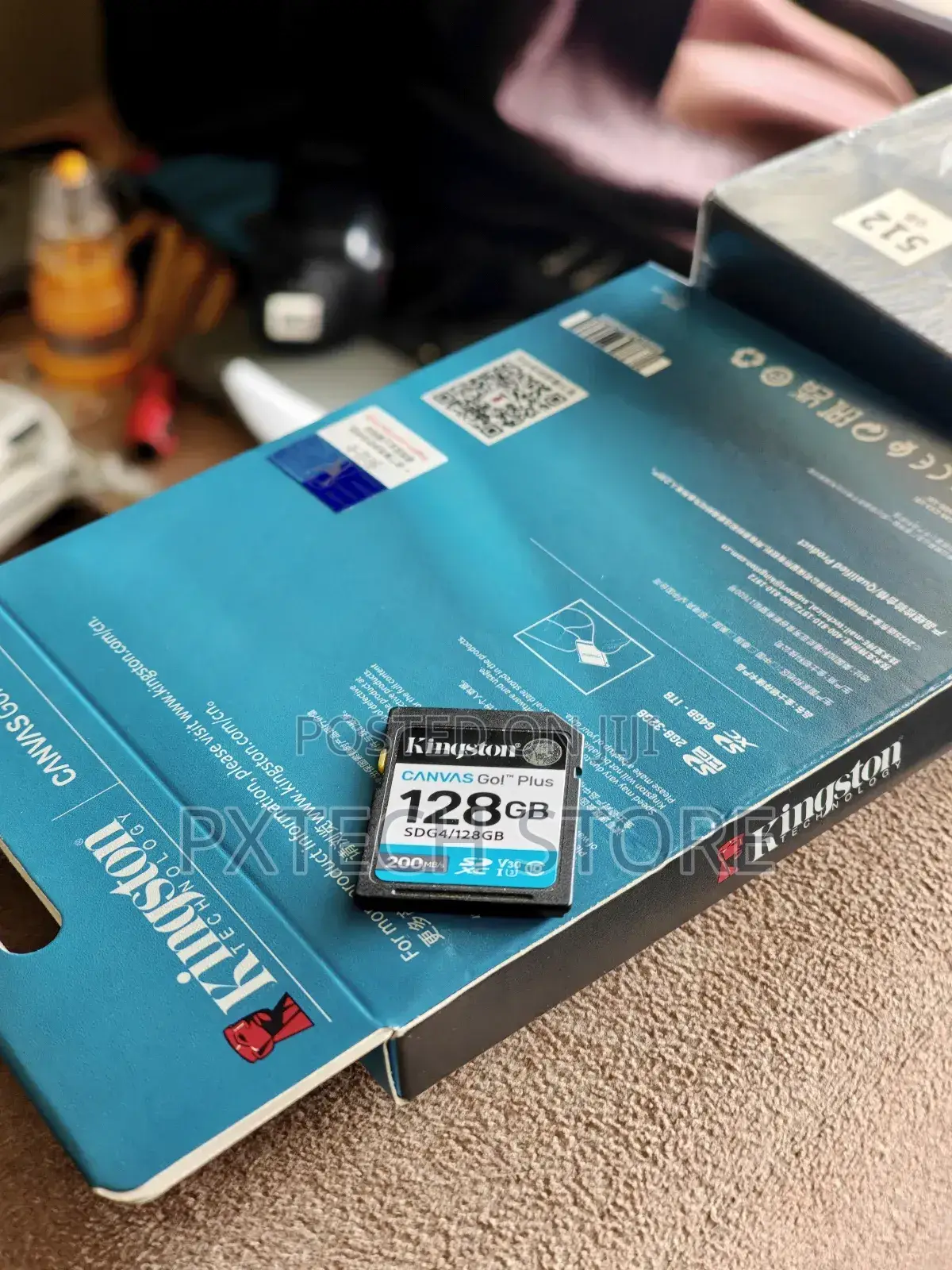 Kingston Canvas Go! Plus 128gb Sdxc Uhs-i Memory Card.