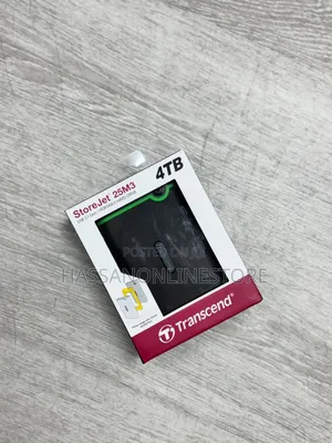 Transcend 4tb Storejet 25m3 Usb 3.1 Portable Hard Drive