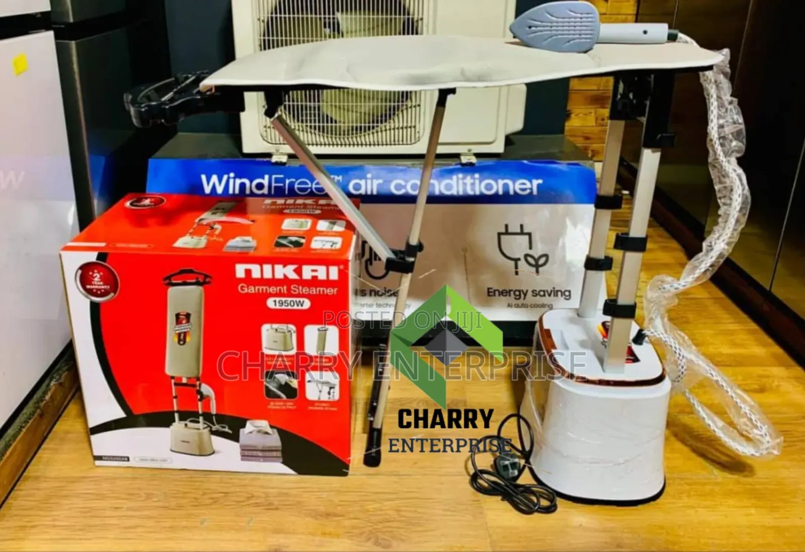 Original Nikai Garment Steamer With Ironing Board 1950w Capacity 2.2l