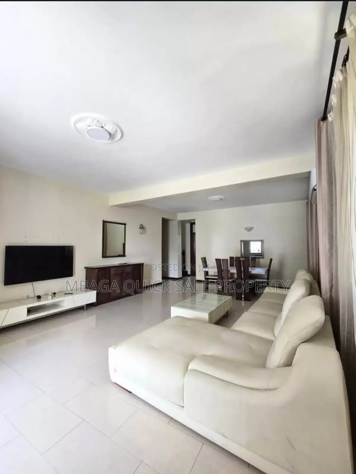 Furnished 3bdrm Apartment in Masaki for rent
