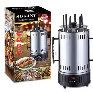 Indoor Skewer Electric Grill Sokany Barbecue Grill Bbq6pcs
