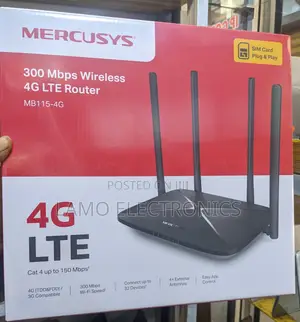 Mercusys Mb-115-4g 300mbps Wireless 4g Lte Router