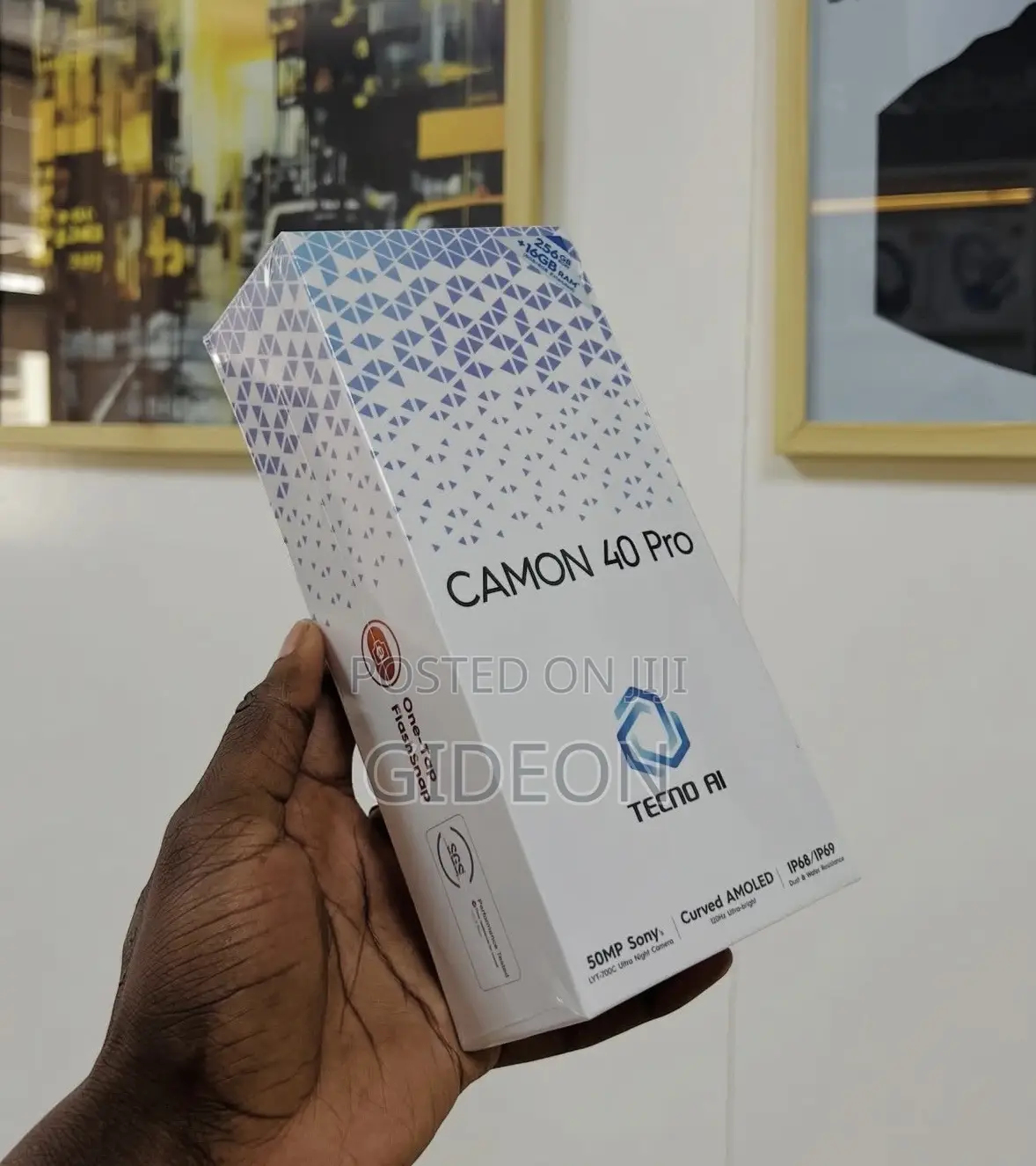 New Tecno Camon 40 Pro 256 GB Gray