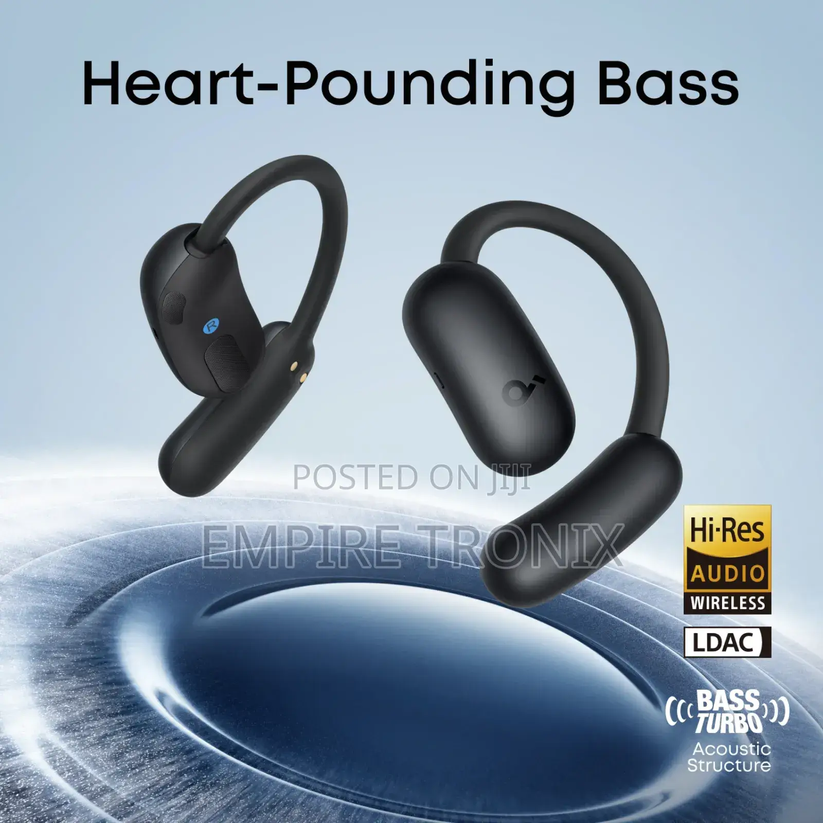 Soundcore Aerofit 2 | Adjustable Open‐Ear Wireless Earbuds