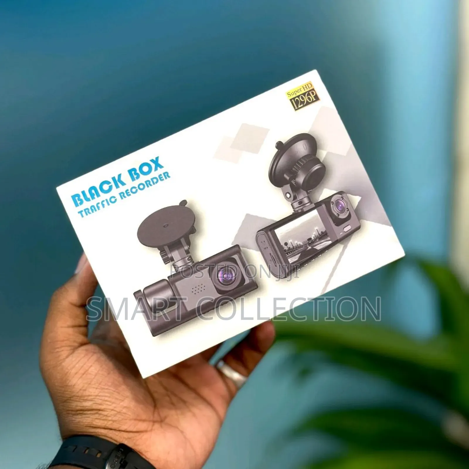 Black Box Super Hd 1296p Traffic Recorder – Dual Camera Dash Cam