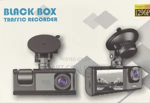 Black Box Super Hd 1296p Traffic Recorder – Dual Camera Dash Cam