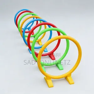 Kids Agility Hoop Set/Drilling Ring 8pc