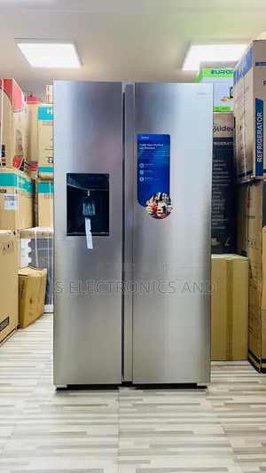 Midea Fridge Liter 573 Side by Side With Water Dispenser Large Space