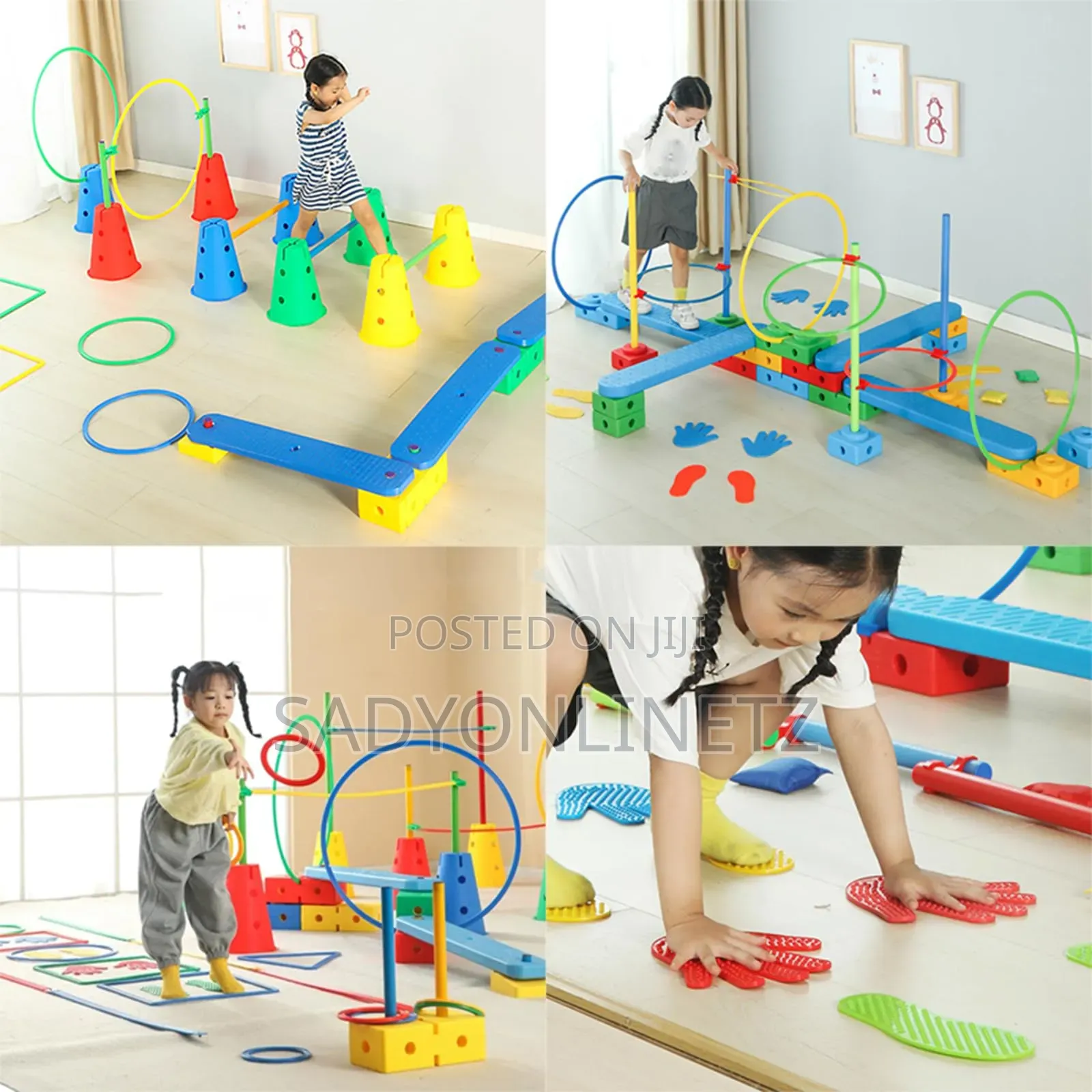 Children Obstacle Course Training Kit 114pc