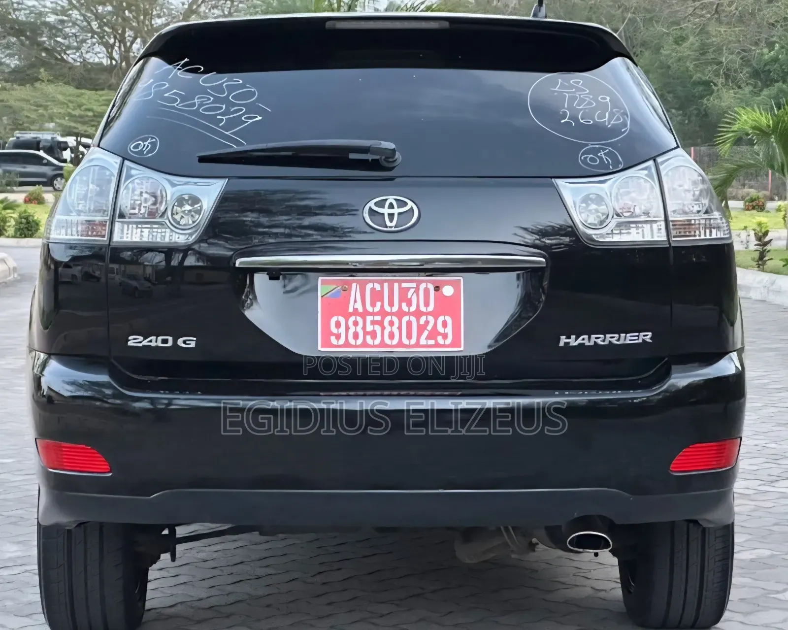 Toyota Harrier 2008 Black