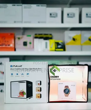 Led Foldable Studio Box ⁠Available in 25cm and 40cm Multiple Led Light