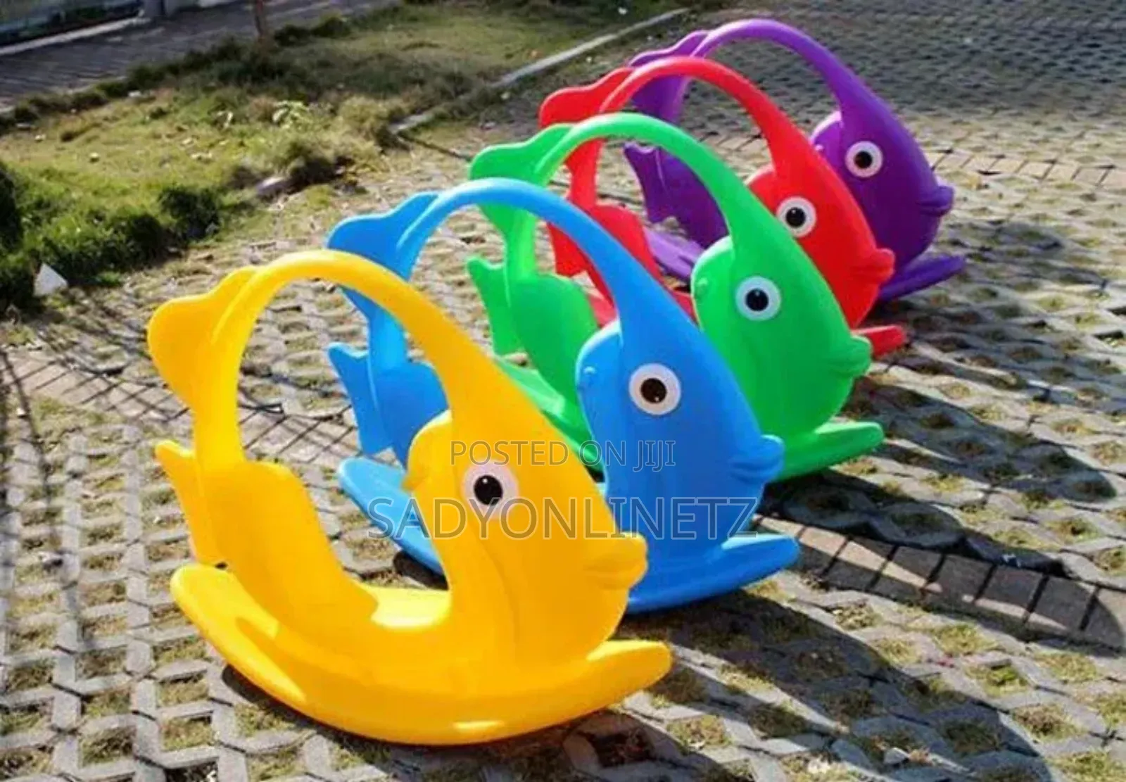 Kids Fish Rocking Seesaw