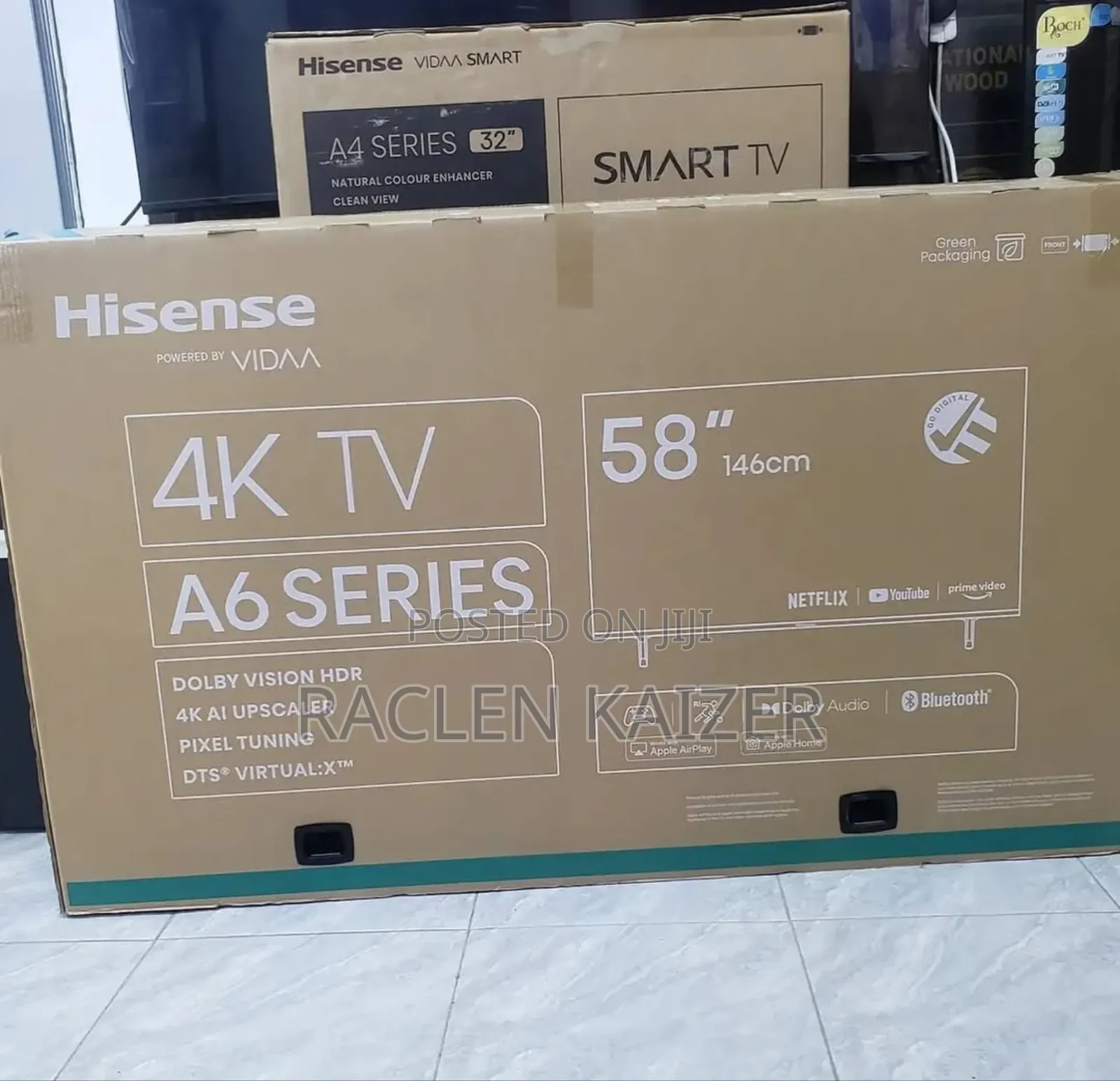 New Hisense 58" Smarttv 