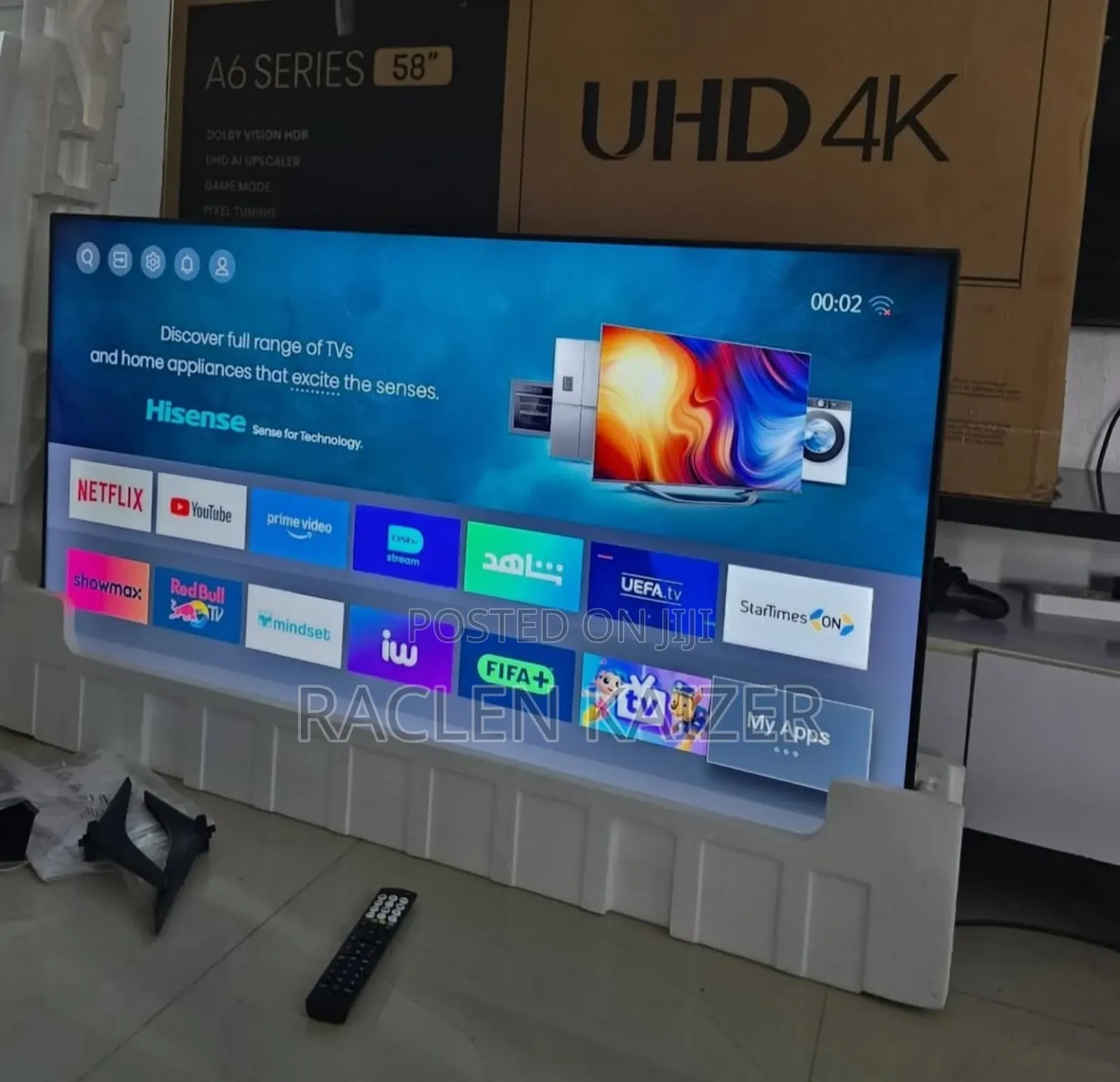 New Hisense 58" Smarttv 