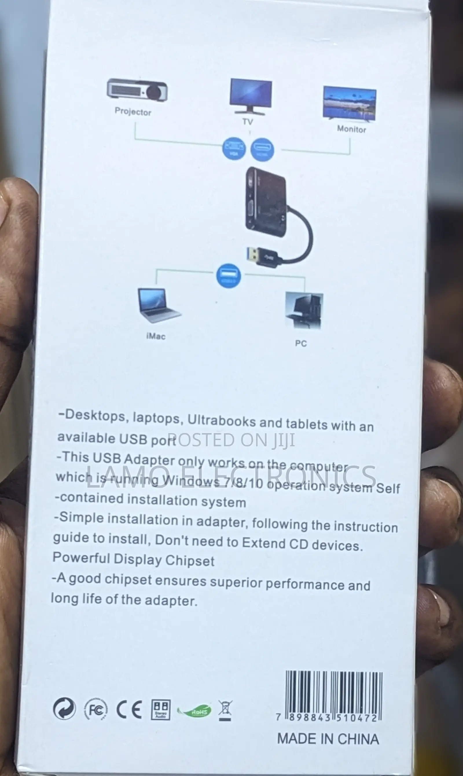 Usb to Hdmi/Vga Adapter