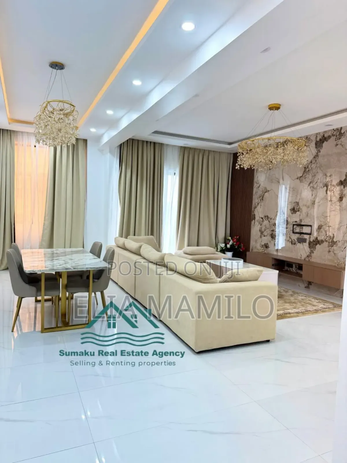 Furnished 3bdrm Apartment in Msasani for rent