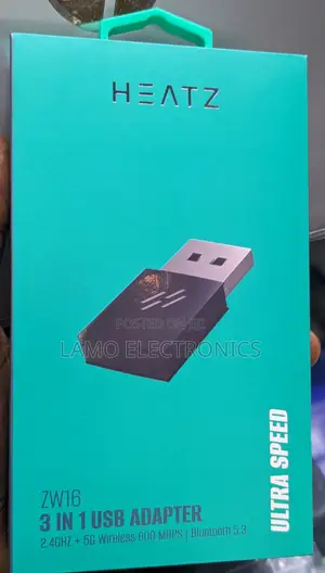 Heatz Wz16 3 in 1 Usb Wifi Adapter