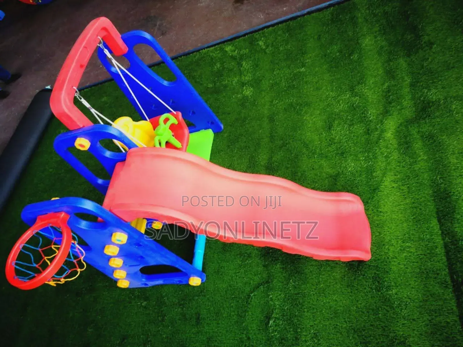 3 in 1 Children Swing,Slide and Basketball
