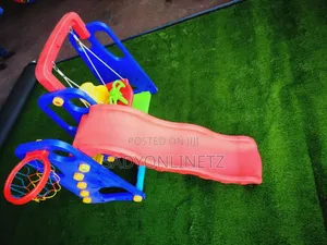 3 in 1 Children Swing,Slide and Basketball