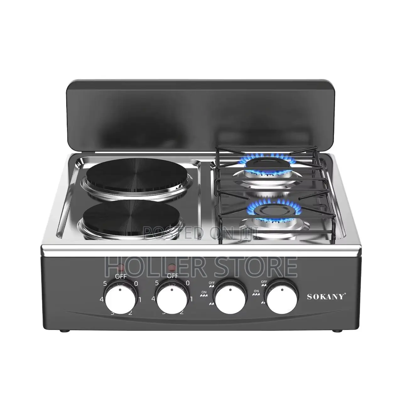 Sokany Electric Gas Stove ( Umeme Na Gas )
