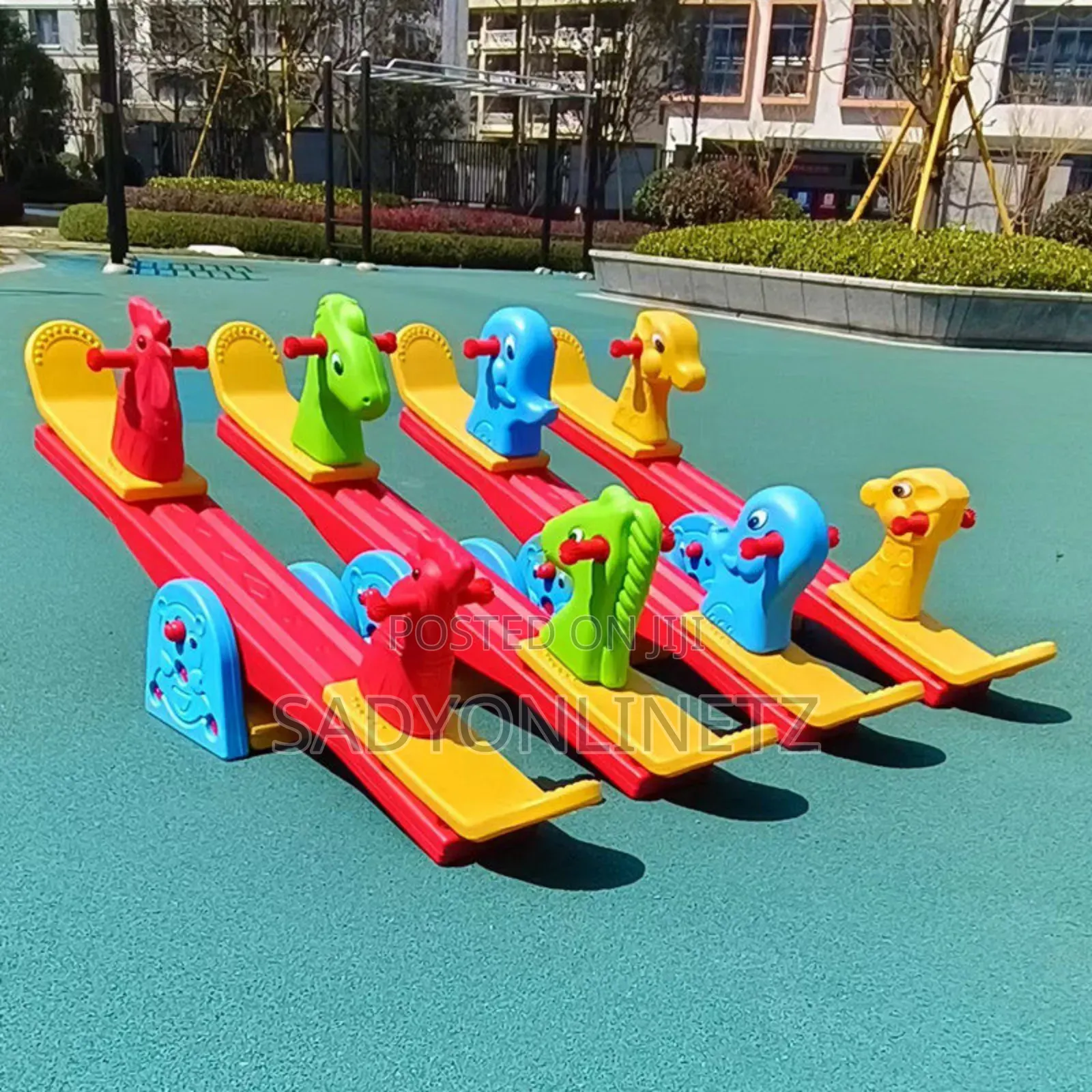 Kindergarten Double Seesaw Horse