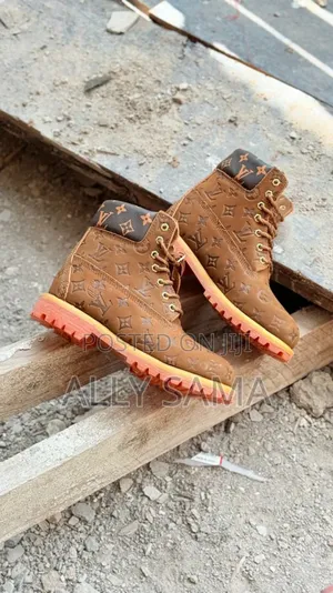 Men's Timberland Boots Louis Vuitton Material Leather