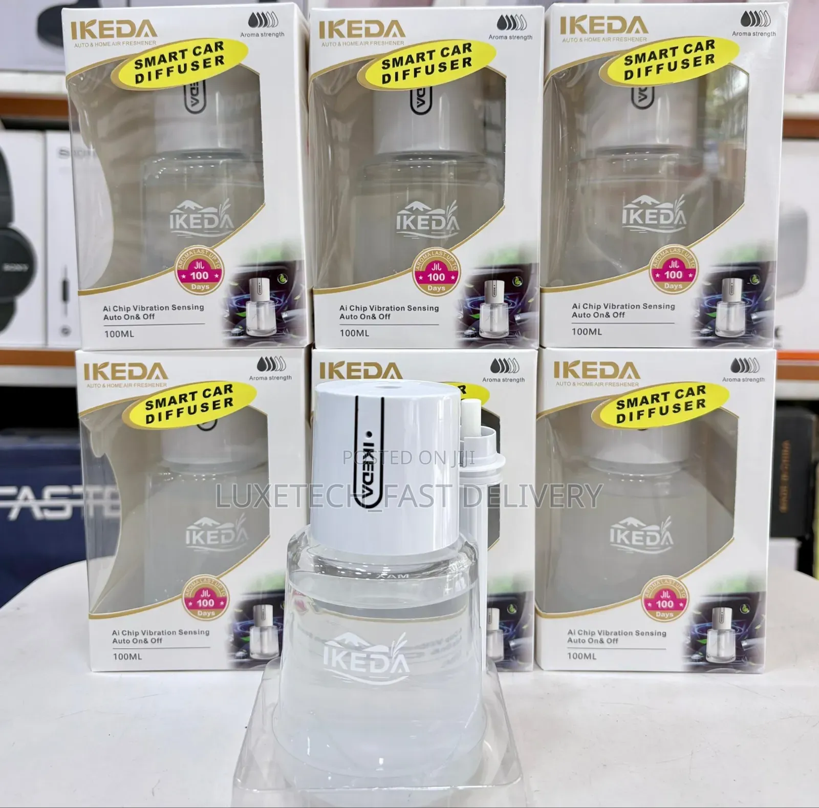 Ikeda Smart Car Diffusers Auto and Home Air Fresheners