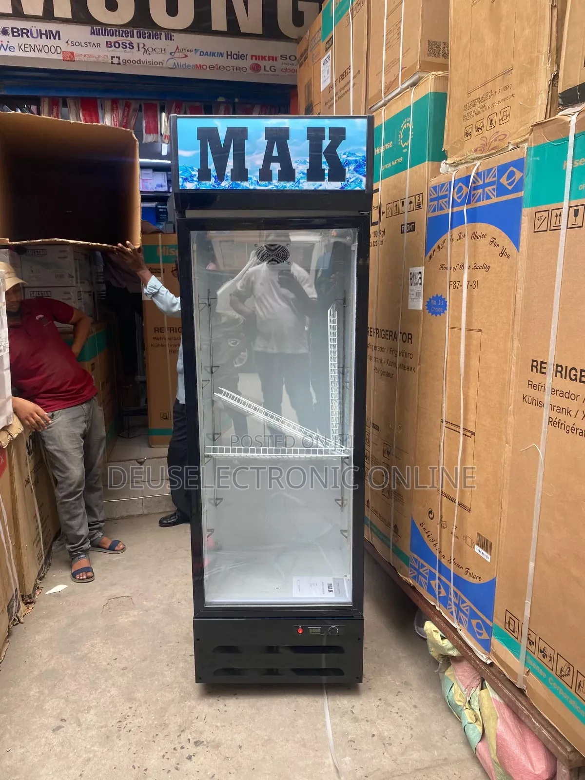 *Mak Showcase Fridge (Mk-315sc) Lita 300 *