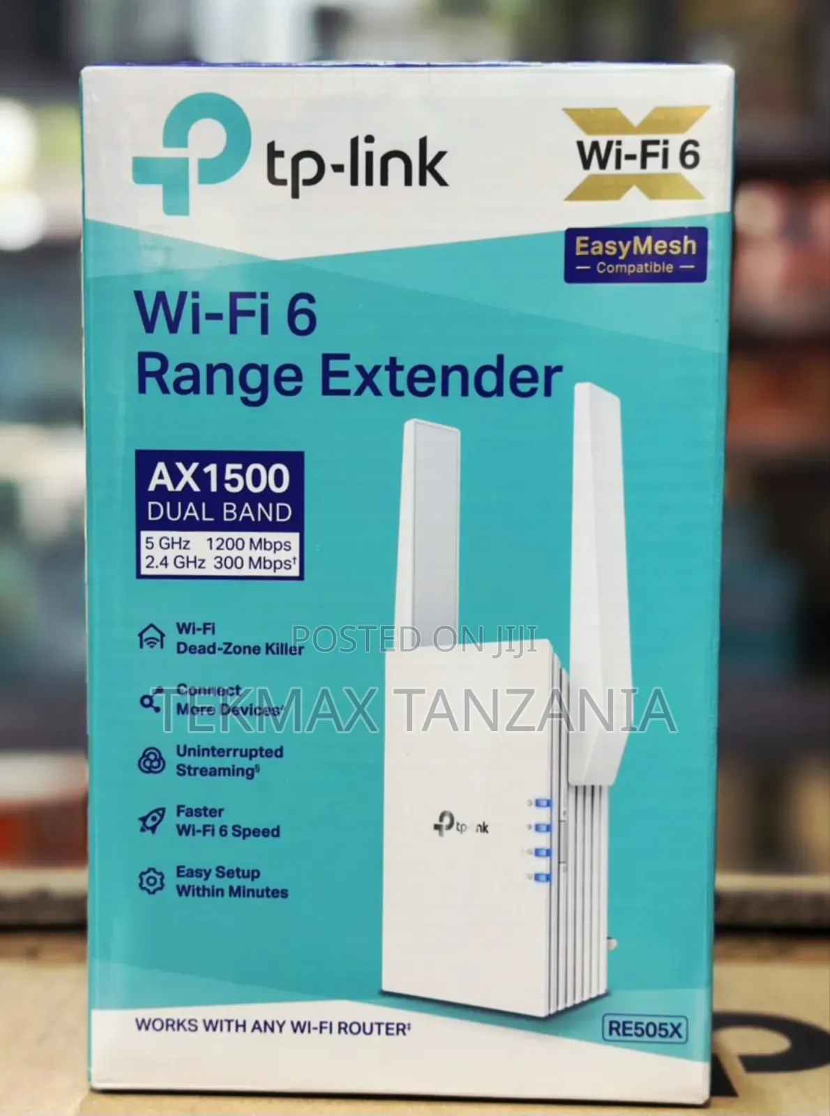 Tp-Link Re505x Ax1500 Wi-Fi 6 Range Extender.