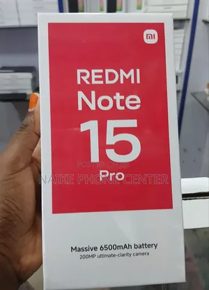 New Xiaomi Redmi Note 15 Pro 256 GB Black
