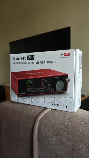 Focusrite Scarlett 2i2 (3rd Gen) Usb-C Audio Interface –Studio Quality