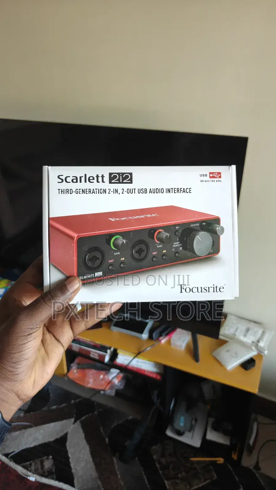 Focusrite Scarlett 2i2 (3rd Gen) Usb-C Audio Interface –Studio Quality