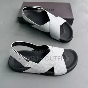Men's Leather Sandals Dominantly Very Classic or Classical