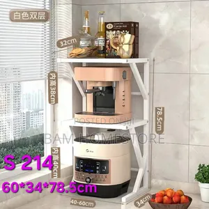 3-Tier Kitchen Space-Saving Organizer - Microwave Appliance Rack