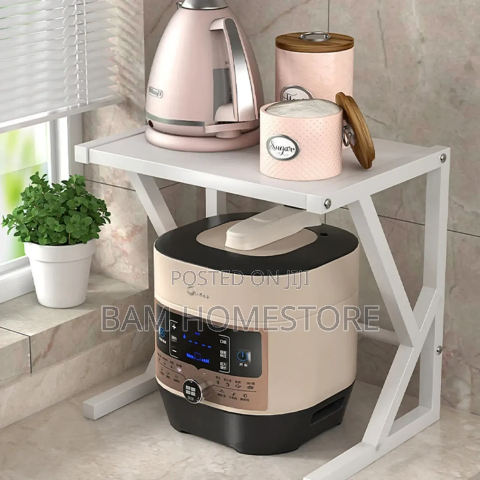 3-Tier Kitchen Space-Saving Organizer - Microwave Appliance Rack
