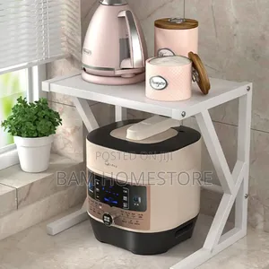 3-Tier Kitchen Space-Saving Organizer - Microwave Appliance Rack