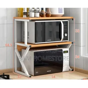 3-Tier Kitchen Space-Saving Organizer - Microwave Appliance Rack