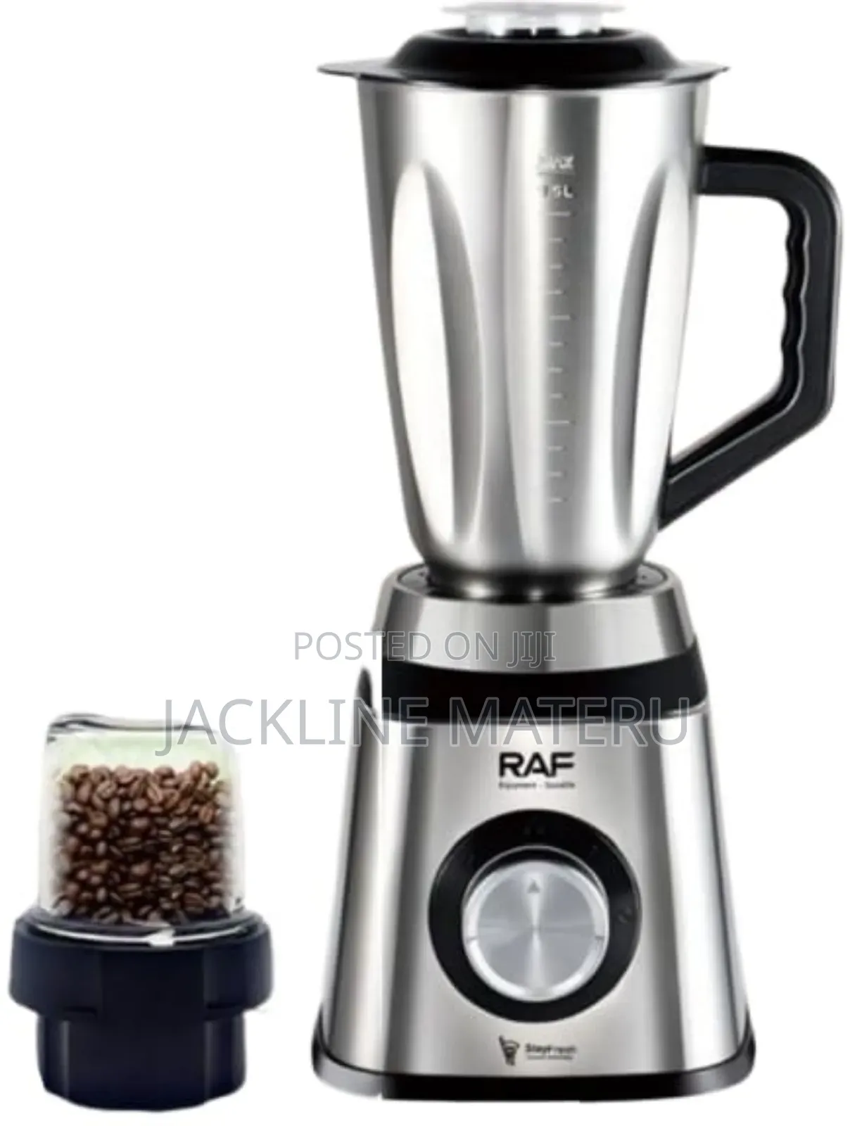 Raf Blender 2in1 Stainless Steel 1.5ltr