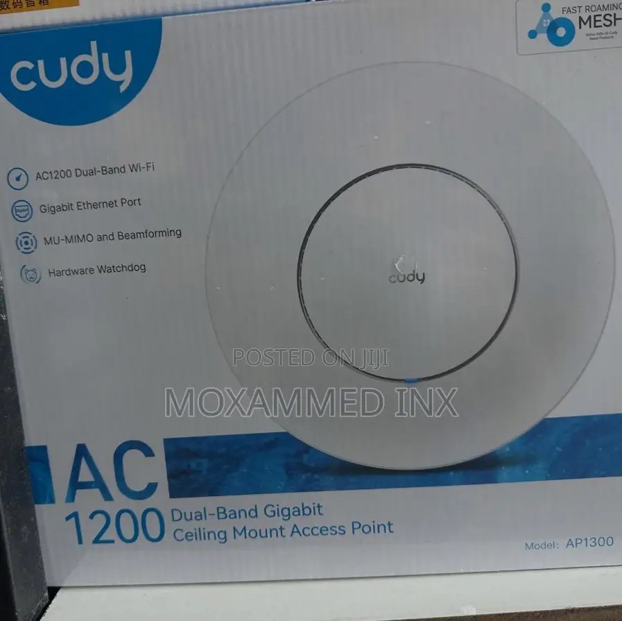 Cudy Mod Ap1300 Dual-Band Gigabitceiling Mount Access Point