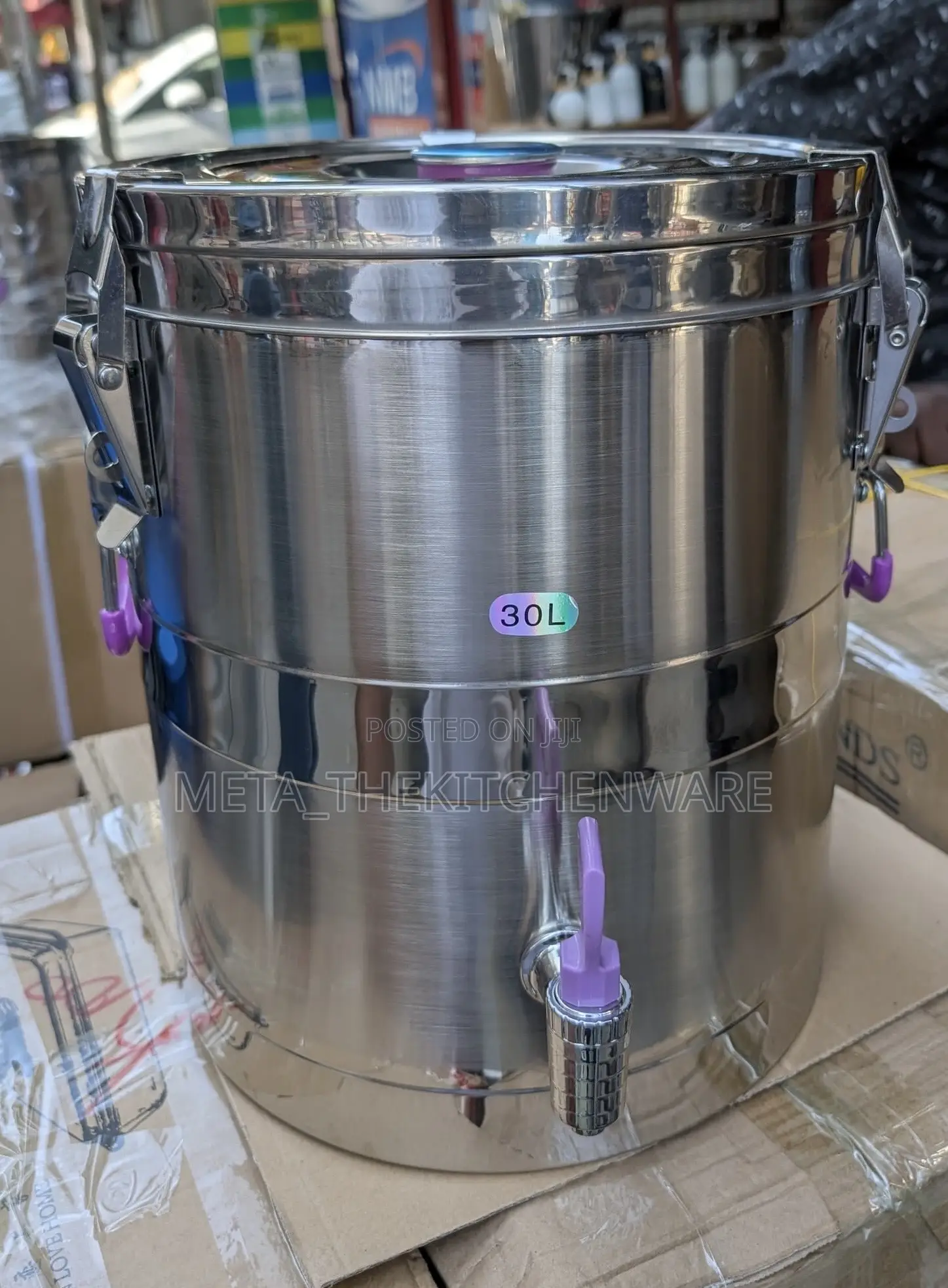 Stainless Steel Tea Can 30l