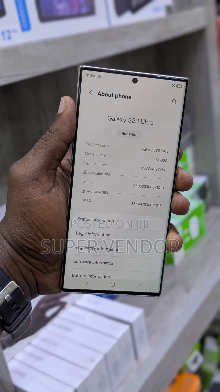 Samsung Galaxy S23 Ultra 256 GB White