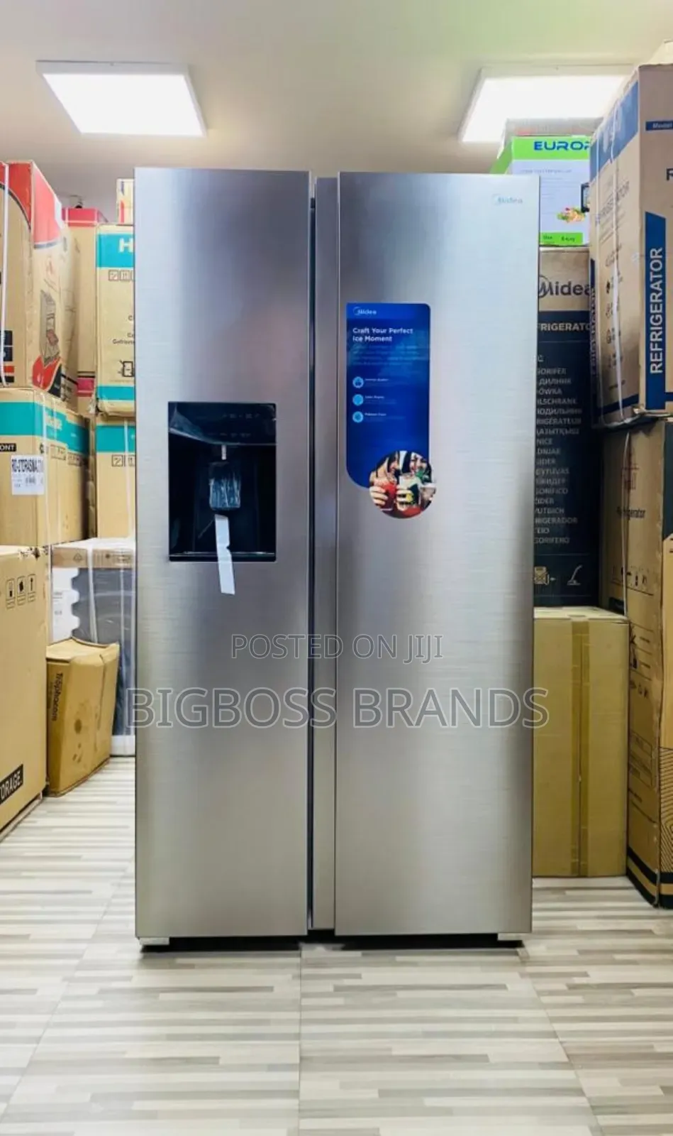 Midea Side by Side Fridge 573l Mdrs761myc46