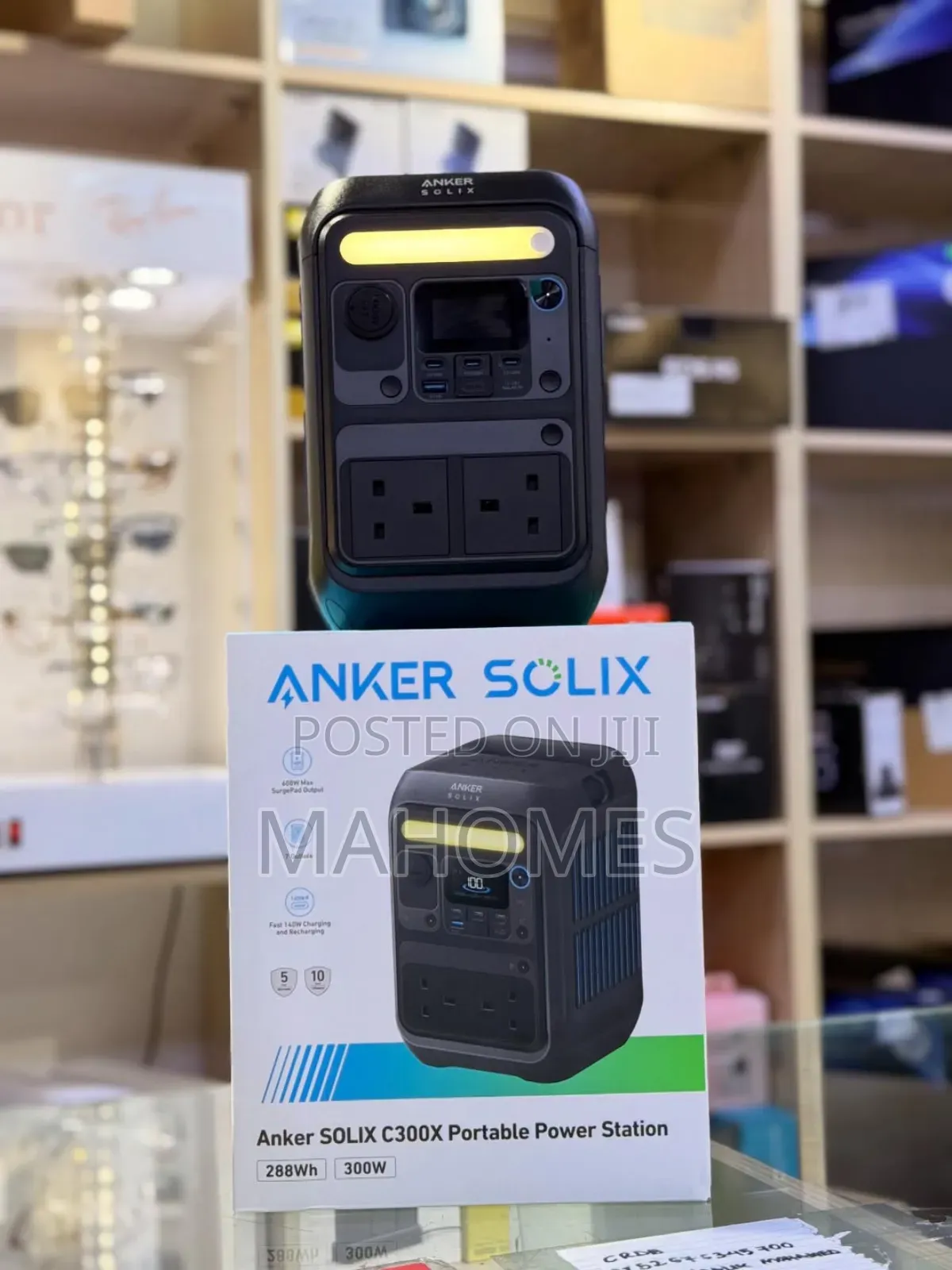 Anker Solix C300x Plus Portable Power Station 288 Wh 300w