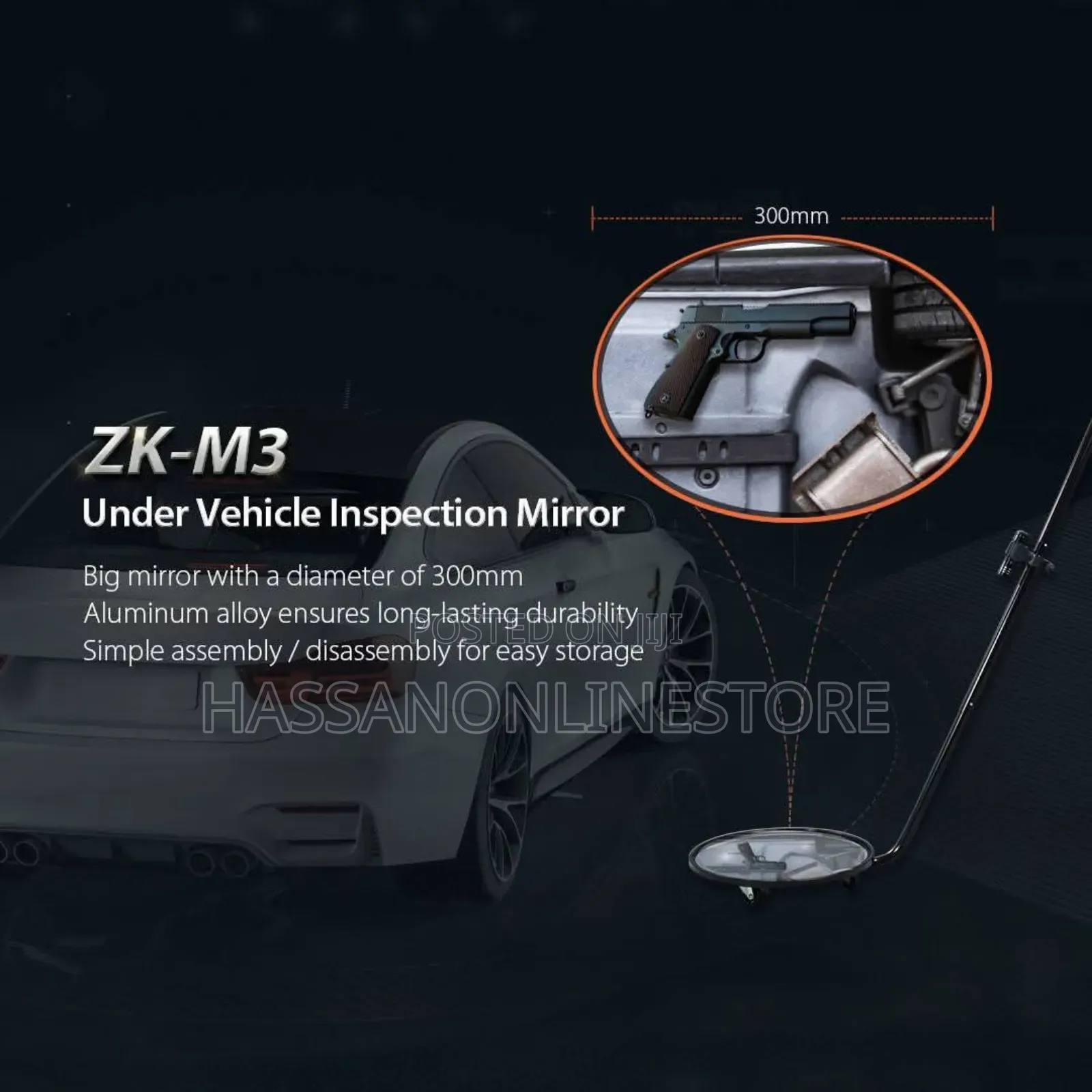Zkteco Zk-m3 Under Vehicle Inspection Mirror