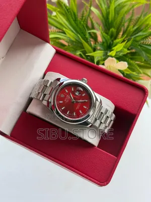 Rolex Watch, Red Dial