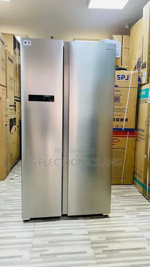 Midea Fridge Liter 520 Side by Side Smart Cool Digital Display App.