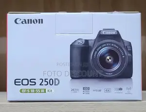 Canon Eos 250d Camera + 18-55 Iii Kit