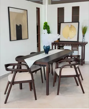Dinning Table Sets Ina Viti Sita Na Mbao Ni Ngumu
