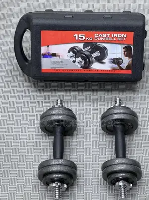 Chrome Dumbell Set 10kg